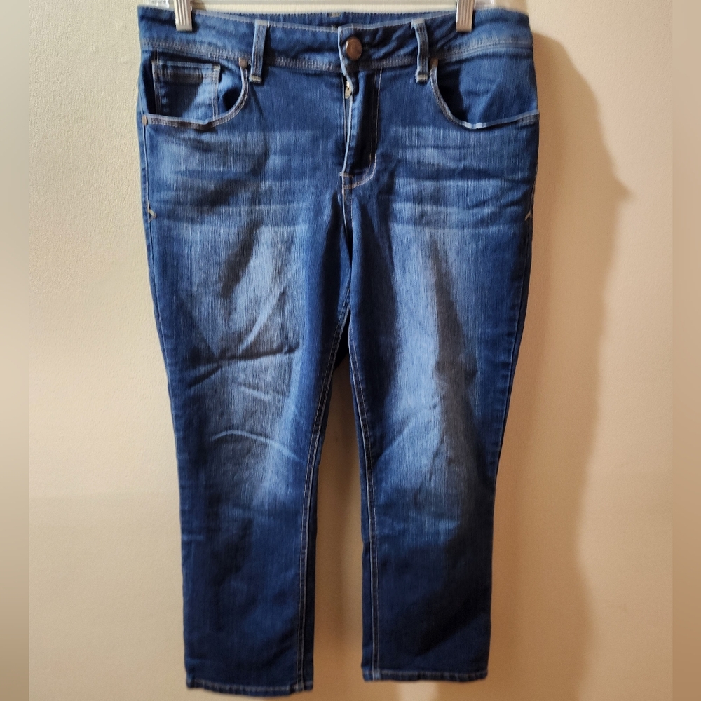 1822, stretchable, denim, Capri, size 10